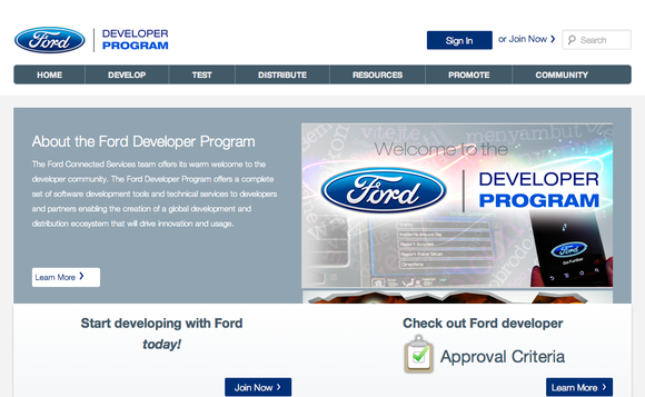 Ford open developer program #5