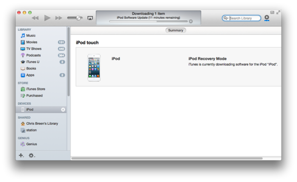 How Do I Restore Itunes Library From Ipod
