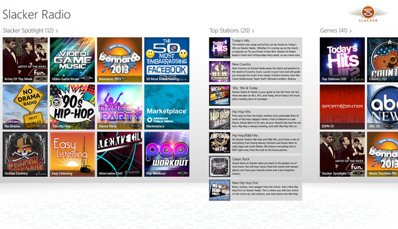 Slacker Radio is the only major music streaming service with a Windows ...