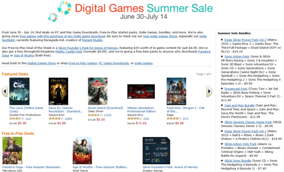 Amazon’s sale