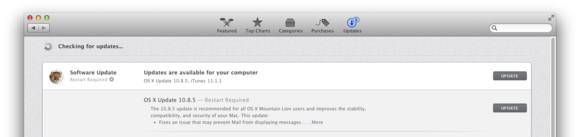 Software Update pre-Mavericks check