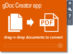 Cómo cambiar archivos a PDF con gDoc Creator : Tecnotitlan.Net