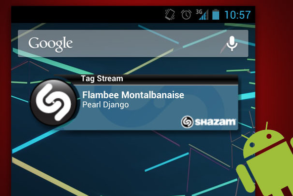 android widget shazam