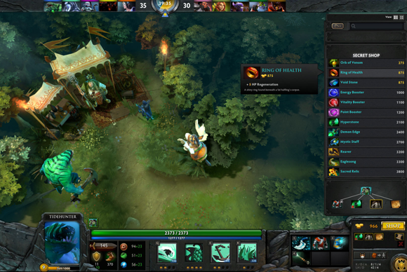 Honorable mention—Dota 2