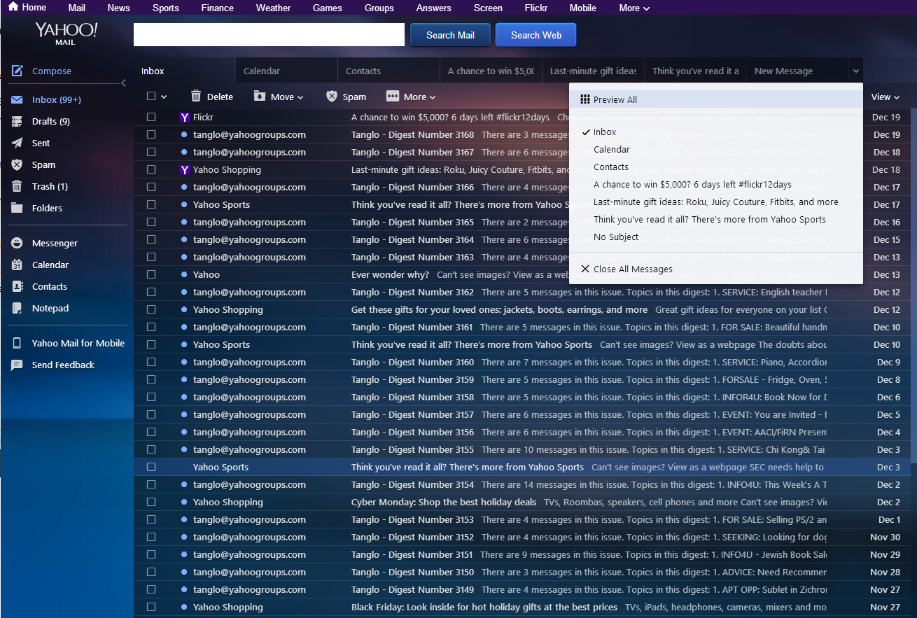 Tabs Return To Yahoo Mail PCWorld