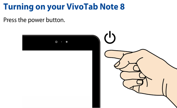 asus vivotab manual leak power