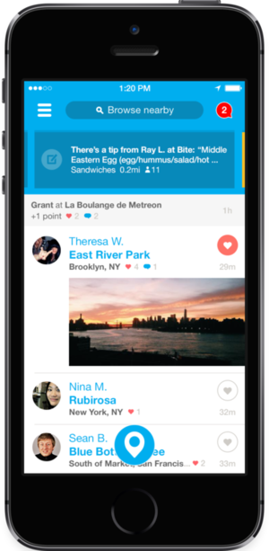 foursquare ios