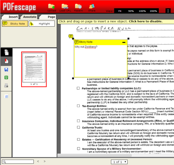 pdfescape