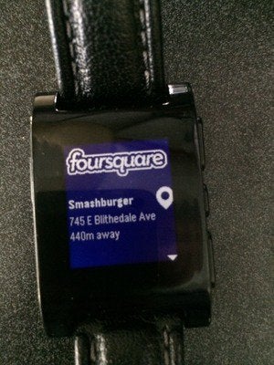 pebble foursquare
