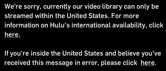 hulu Verfügbarkeit