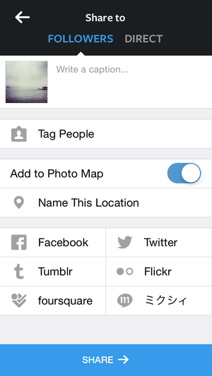 instagram foursquare