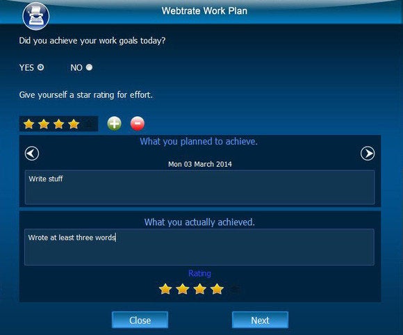 webtrate ending screen