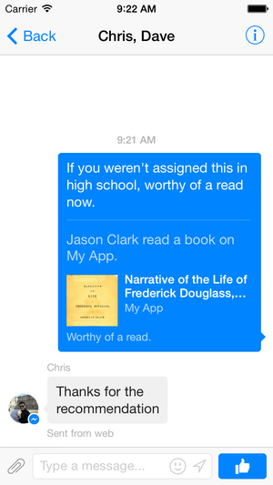 facebook message
