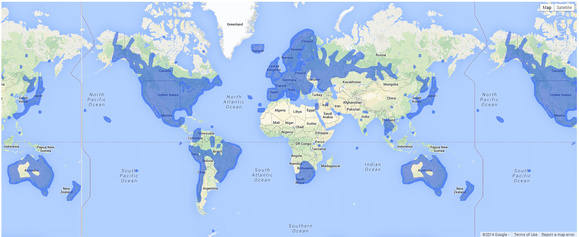 google street view availability 2014