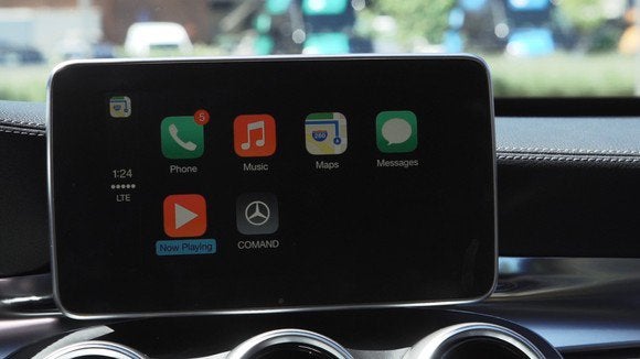 mercedes benz carplay demo display april 2014