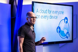 Satya Nadella Office iPad launch