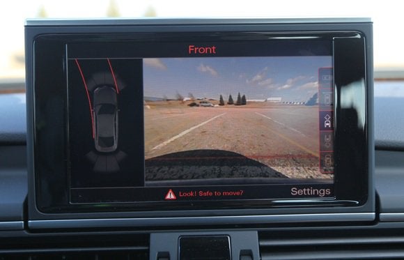 2014 audi a7 tdi display front view