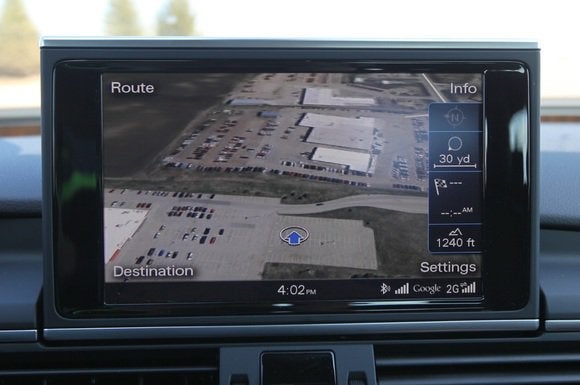 2014 audi a7 tdi display google earth