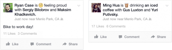 facebook status