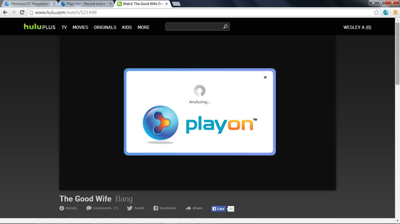 PlayOn in Chrome