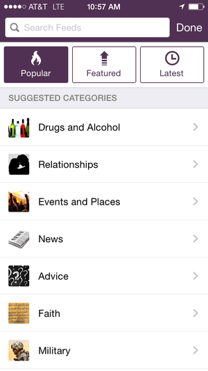 whisper categories