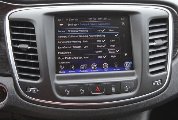 2014 chrysler 200 lane keeping steering wheel display settings may 2014