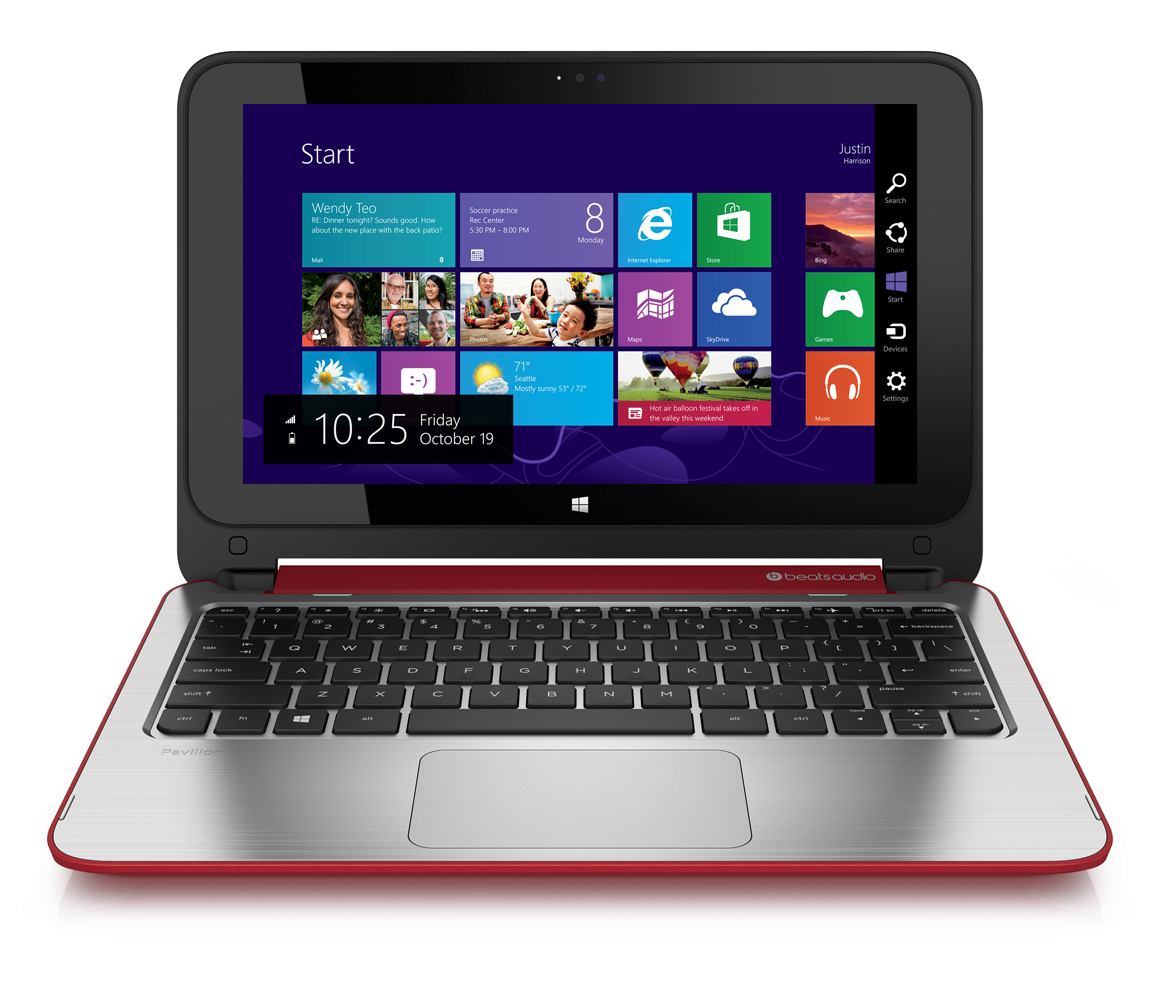 HP Pavillion x360 review A mediocre hybrid laptop in a pretty red case