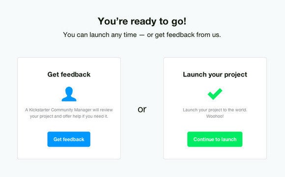 kickstarter launch now