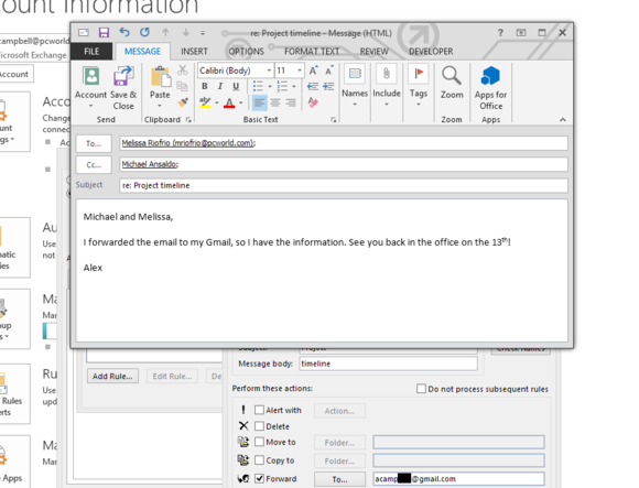 Set vacation message outlook 2013 free