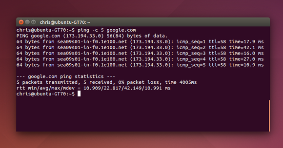 ping linux