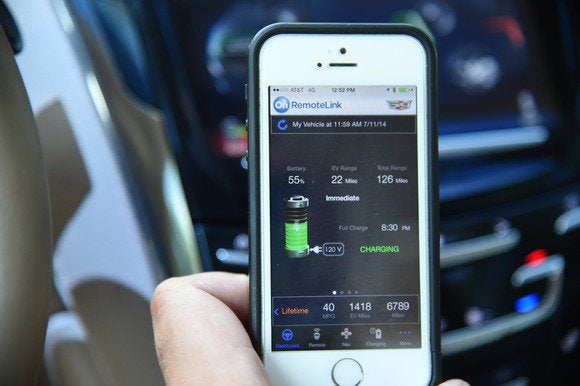 2014 cadillac elr app on phone
