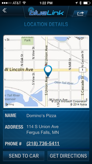2014 hyundai equus bluelink app location1