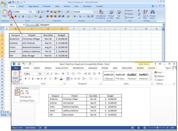 f5 copy paste excel spreadsheet