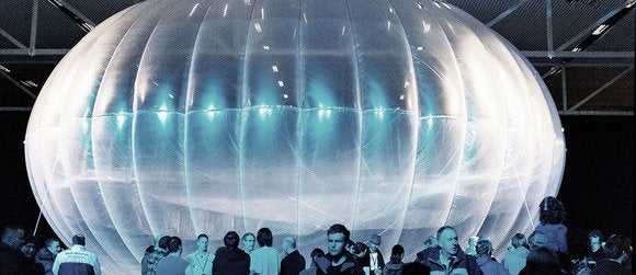 google loon balloon close up