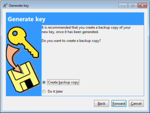 pgp create key 3 of 3