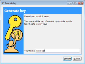pgp create key1 of 3