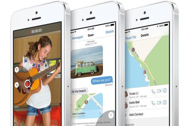 Apple iOS 8 messaging features on the iPhone