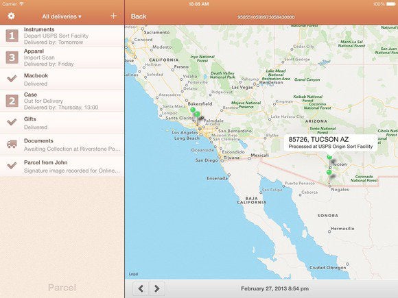 parcelipad screenshot2