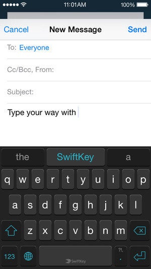 photo of SwiftKey reveals details about its iOS 8 keyboard image