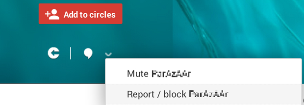 blocking a troll from their profile