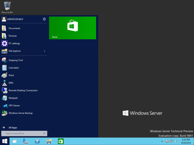 windows 10 start menu