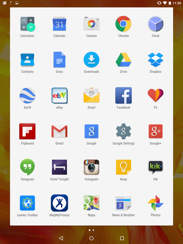 Android 5.0 Lollipop: App Drawer