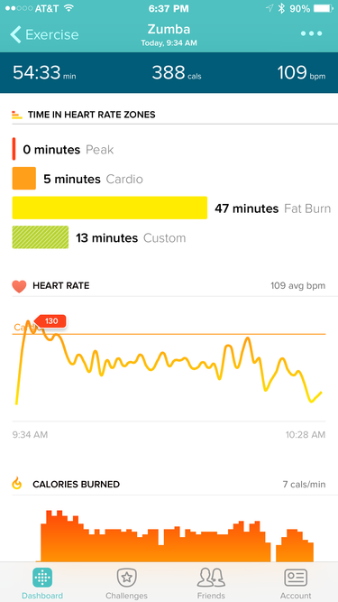 Fitbit Surge iOS app