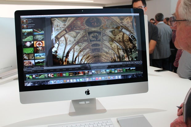 Apple's new 5K Retina iMac running Final Cut Pro.
