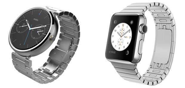 Moto 360, Apple Watch