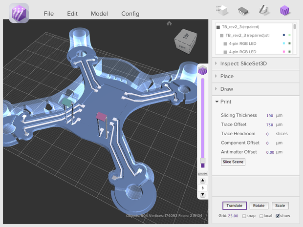 Voxel8 3D print software