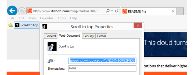 Pasted encoded JavaScript code in the URL field.