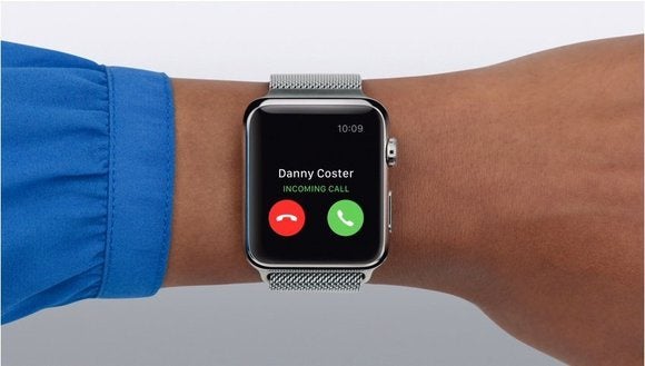 Apple Watch incoming call notification