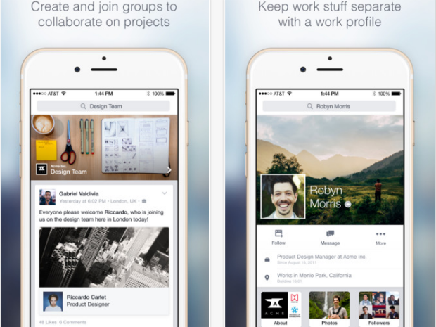 facebook at work