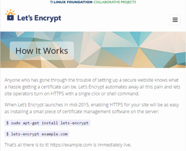 Let’s Encrypt
